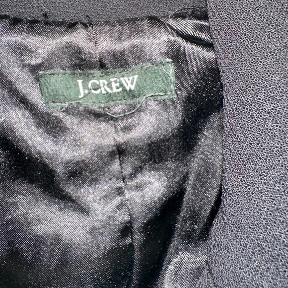 Womens J Crew Black 3/4 length Peacoat- Size 8 - Picture 4 of 6